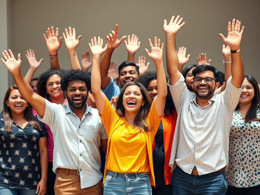 des personnes celebrant leur reussite d'apprentissage d'espagnol avec Ania